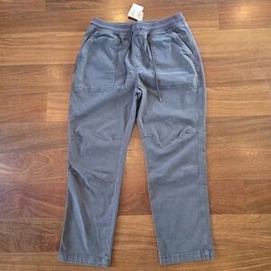 Faherty Traveler Pants Men’s XL Garment Dyed Drawstring Gray NWT Inseam 28 In